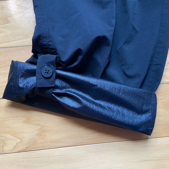 North Face Pants Womens 16 Black Roll Up Waterproof Outdoor Hiking - Picture 8 of 13